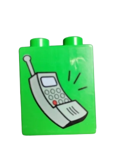 LEGO® DUPLO® KOSTKA POTISK 2X1 MOBIL TELEFON