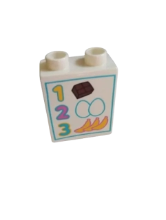 LEGO® DUPLO® KOSTKA 2X1 NOP POTISK CENÍK