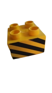 LEGO® DUPLO® KOSTKA 2X2 POTISK STAVBA PRUHY