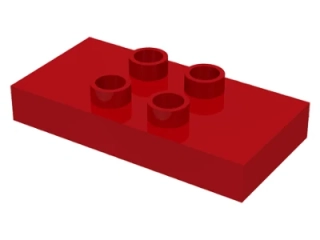 LEGO® DUPLO® KOSTKA TRAVERZKA 2x4 NÍZKÁ