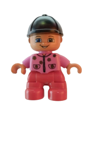 LEGO® DUPLO® FIGURKA DÍTĚ HOLČIČKA ŽOKEJKA