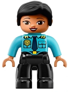LEGO® DUPLO® FIGURKA ŽENA POLICISTKA POLICIE ZE SETU 10902