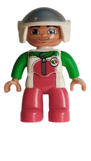 LEGO® DUPLO® FIGURKA MUŽ ZÁVODNÍK OCTAN - VRYPÍK