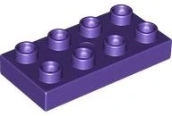LEGO® DUPLO® KOSTKA TRAVERZKA 2x4 NÍZKÁ