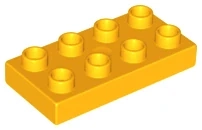 LEGO® DUPLO® KOSTKA TRAVERZKA 2x4 NÍZKÁ