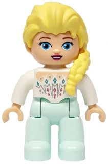 LEGO® DUPLO® DISNEY FIGURKA ŽENA ELSA ZE SETU 10418 BEZ SUKNĚ