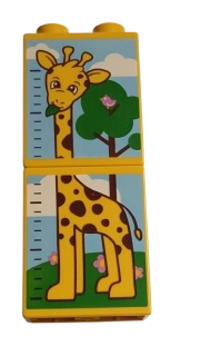 LEGO® DUPLO® KOSTKA POTISK METR ŽIRAFA