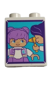 LEGO® DUPLO® KOSTKA S POTISKEM LÉKAŘ ZNAKY