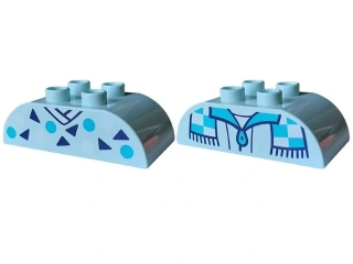 LEGO® DUPLO® KOSTKA OBLÁ 2X4 S POTISKEM - 1 KUS!!!