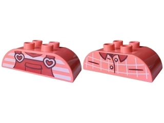 LEGO® DUPLO® KOSTKA OBLÁ 2X4 S POTISKEM - 1 KUS!!!