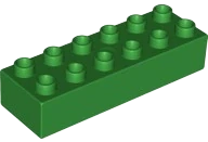 LEGO® DUPLO® KOSTKA TRAVERZA 2X6 NOPŮ VYSOKÁ