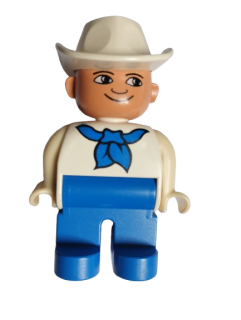 LEGO® DUPLO® FIGURKA MUŽ TATÍNEK KOVBOJ
