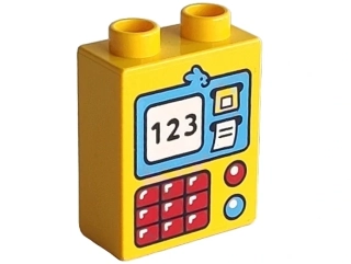 LEGO® DUPLO® KOSTKA 2X1 S POTISKEM POKLADNA BANKOMAT