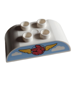 LEGO® DUPLO® KOSTKA OBLÁ 24 POTISK LETIŠTĚ