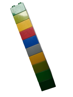 LEGO® DUPLO® SADA KOSTEK 2X2 NOPY