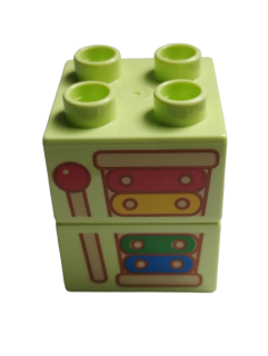 LEGO® DUPLO® KOSTKA 2X2 POTISK XYLOFON - SLOŽENO ZE 2 KOSTEK