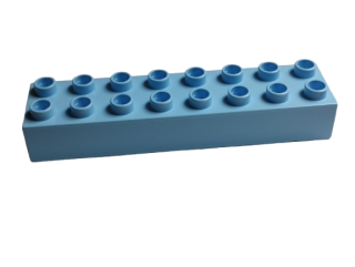 LEGO® DUPLO® KOSTKA TRAVERZA 2X8 VYSOKÁ