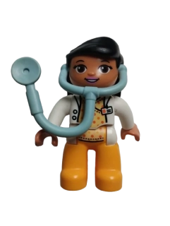 LEGO® DUPLO® FIGURKA ŽENA LÉKAŘKA DOKTORKA SE STETOSKOPEM