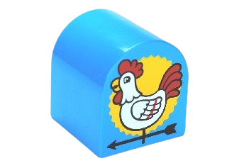 LEGO® DUPLO® KOSTKA S POTISKEM KOHOUT