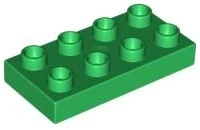 LEGO® DUPLO® KOSTKA TRAVERZKA 2x4 NÍZKÁ