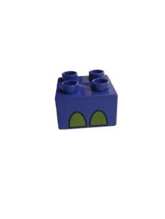 LEGO® DUPLO® KOSTKA 2X2 POTISK NOHY NOHA