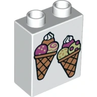 LEGO® DUPLO® KOSTKA 2X1 POTISK ZMRZLINA