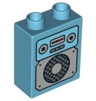 LEGO® DUPLO® KOSTKA 2X1 S POTISKEM RÁDIO