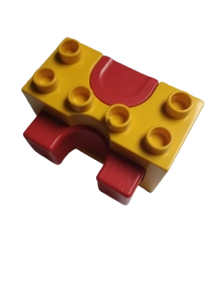 LEGO® DUPLO® VYSTŘELOVACÍ ODPALOVACÍ KOSTKA - POŠKOZENÝ NOP - VIZ FOTO