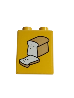 LEGO® DUPLO® KOSTKA 2X1 S POLEPKOU TOUSTOVÝ CHLEBA