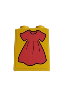 LEGO® DUPLO® KOSTKA 2X1 S POLEPKOU ŠATY