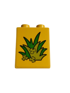 LEGO® DUPLO® KOSTKA 2X1 S POLEPKOU TRÁVA KEŘ