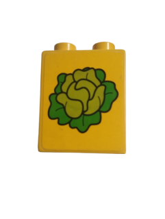 LEGO® DUPLO® KOSTKA 2X1 S POLEPKOU KAPUSTA ZELÍ