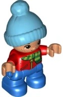 LEGO® DUPLO® FIGURKA DÍTĚ KLUK CHLAPEČEK V KULICH ČEPICI