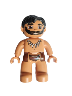 LEGO® DUPLO® FIGURKA MUŽ PRAČLOVĚK - KNÍR VIZ FOTO