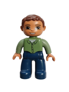 LEGO® DUPLO® FIGURKA MUŽ TATÍNEK - HLAVA VRŽE