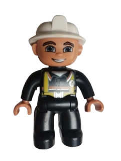 LEGO® DUPLO® FIGURKA MUŽ HASIČ - VIZ POPIS