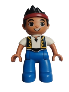 LEGO® DUPLO® FIGURKA MUŽ PIRÁT JAKE - ŠÁTEK VIZ POPIS