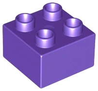 LEGO® DUPLO® KOSTKA 2X2 NOPY 