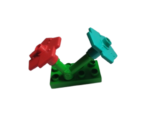 LEGO® DUPLO® LITTLE ROBOTS STONEK + KVĚTINY + TRAVERZKA - SADA