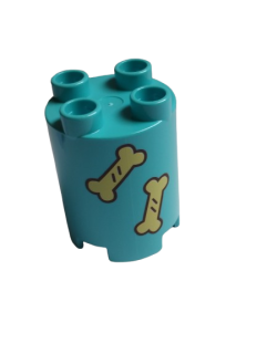 LEGO® DUPLO® SLOUPEK KOSTKA VÁLEC S POTISKEM KOST