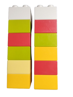 LEGO® DUPLO® SADA 10 KS KOSTEK 2X2 NOPY