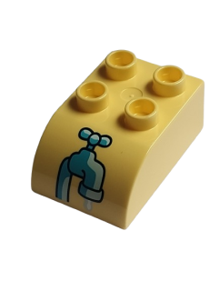 LEGO® DUPLO® KOSTKA TLAPKA 2X3 POTISK KOHOUTEK