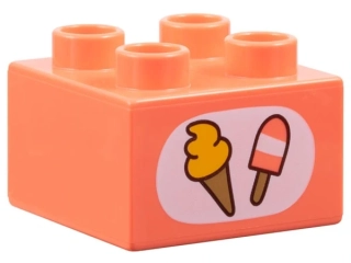 LEGO® DUPLO® KOSTKA 2X2 S POTISKEM NANUK ZMRZLINA