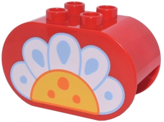 LEGO® DUPLO® POTISK OVÁL KVĚT KYTKA KYTIČKA