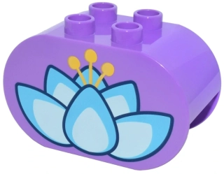 LEGO® DUPLO® POTISK OVÁL KVĚT KYTKA KYTIČKA