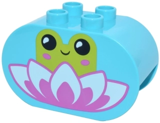 LEGO® DUPLO® POTISK OVÁL KVĚT KYTKA KYTIČKA LEKNÍN ZÁBA