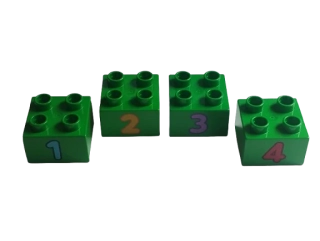 LEGO® DUPLO® KOSTKA S POTISKEM ČÍSLA 1234