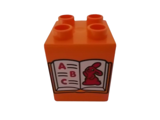 LEGO® DUPLO® KOSTKA S POTISKEM KNIHA KRÁLÍČEK