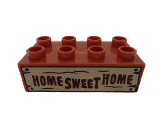 LEGO® DUPLO® KOSTKA KOSTKY 2X4 NOPY S POTISKEM