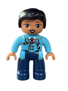 LEGO® DUPLO® FIGURKA ŽENA MAMINKA PILOTKA ZE SETU 10907